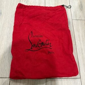 Christian Louboutin Scarlet Red Shoe Bag